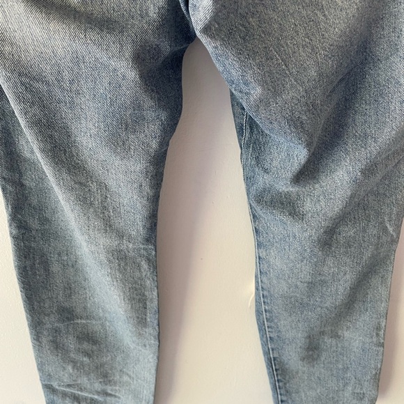 New! One teaspoon Blue Truckers Mid Waist Straight Leg Denim Jeans 37694 - Picture 5 of 14